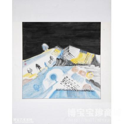 意象山水 当代水墨画 邵维聪作品 类别: 当代水墨画